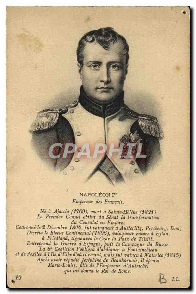 CPA Napoleon 1er l'Empereur des Francais Mort a Sainte Helene 