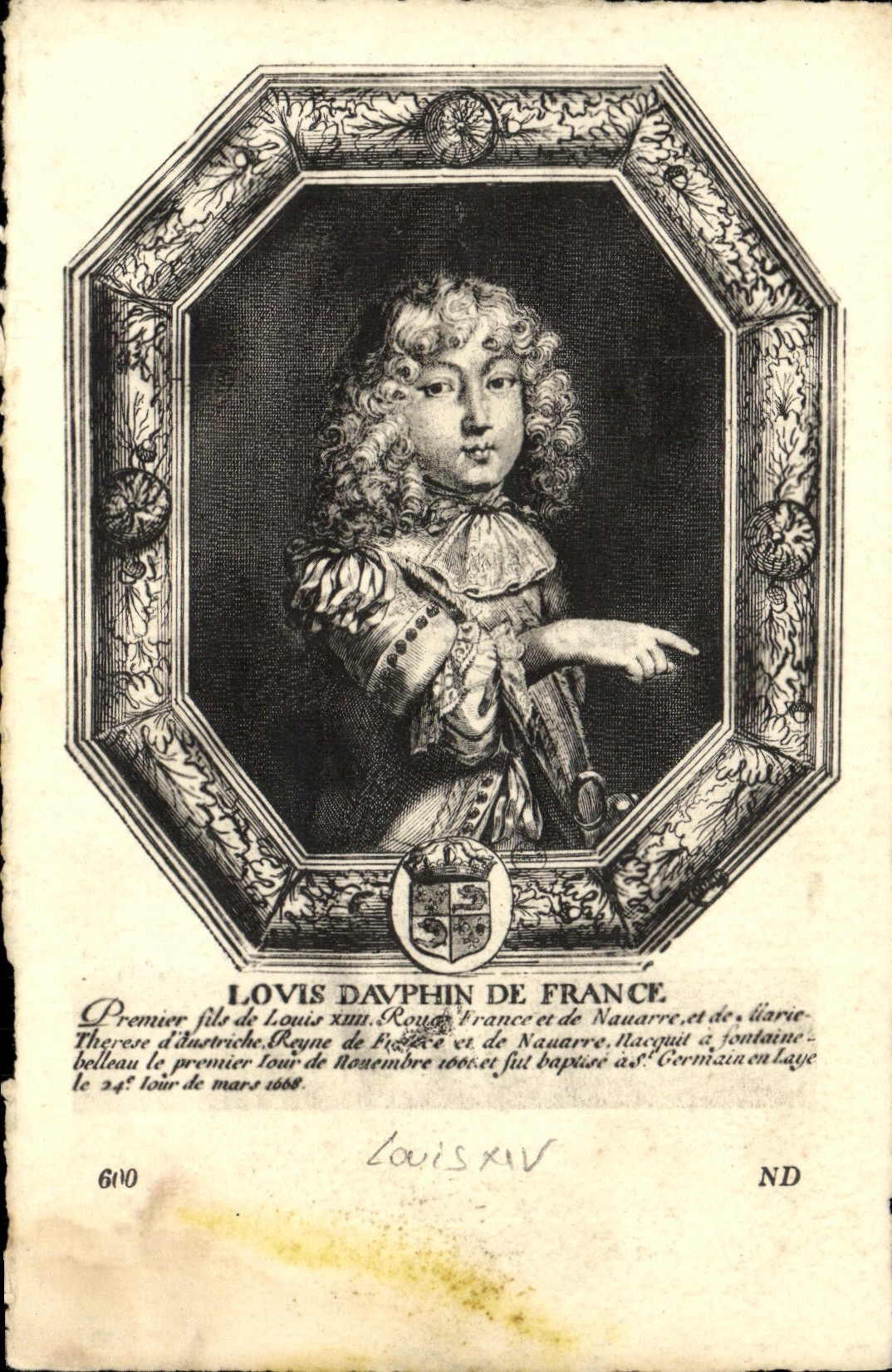CPA Louis Dauphin de France 