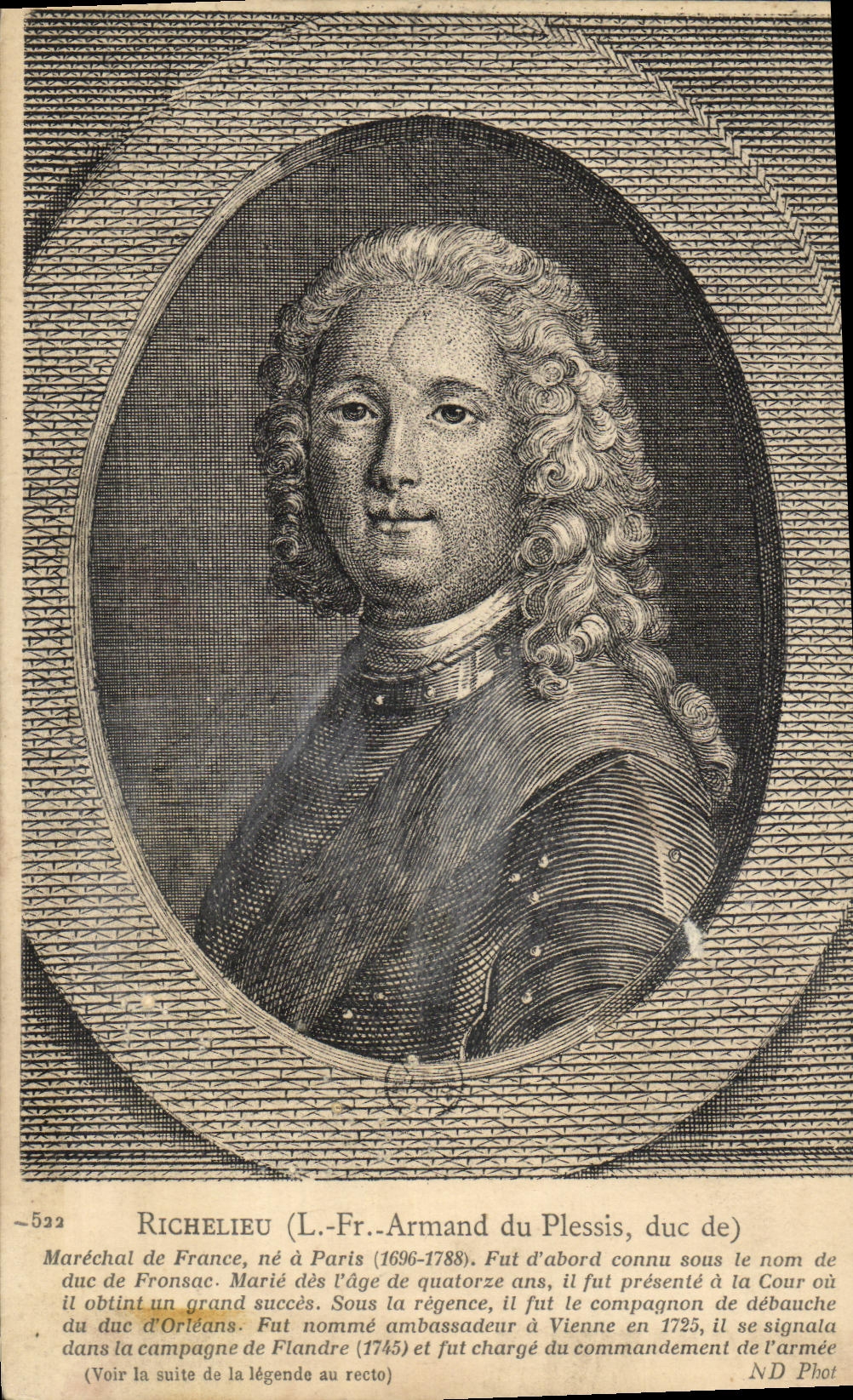 CPA Richelieu Marechal de France 