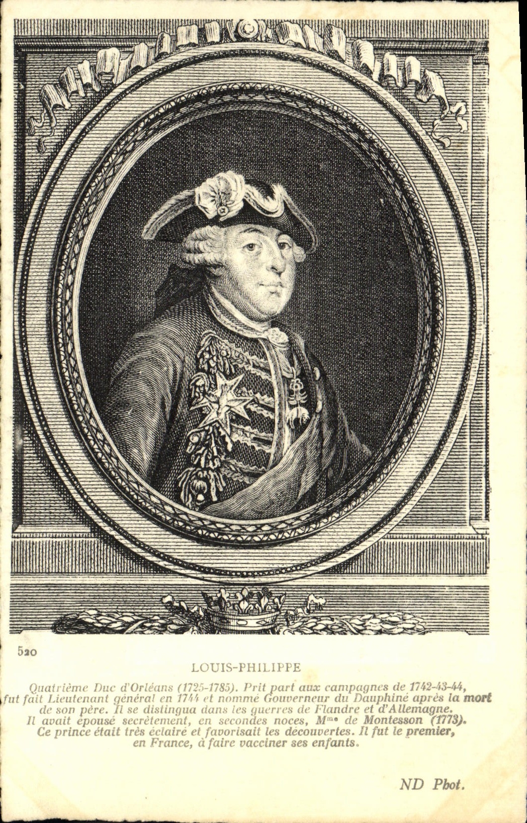 CPA Louis Philippe Duc d'Orleans 