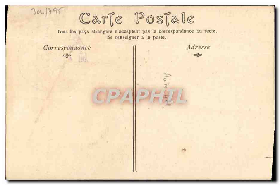 CPA Francois Eugene de Ssavoie Carignan Fils du comte de Soissons — Verso