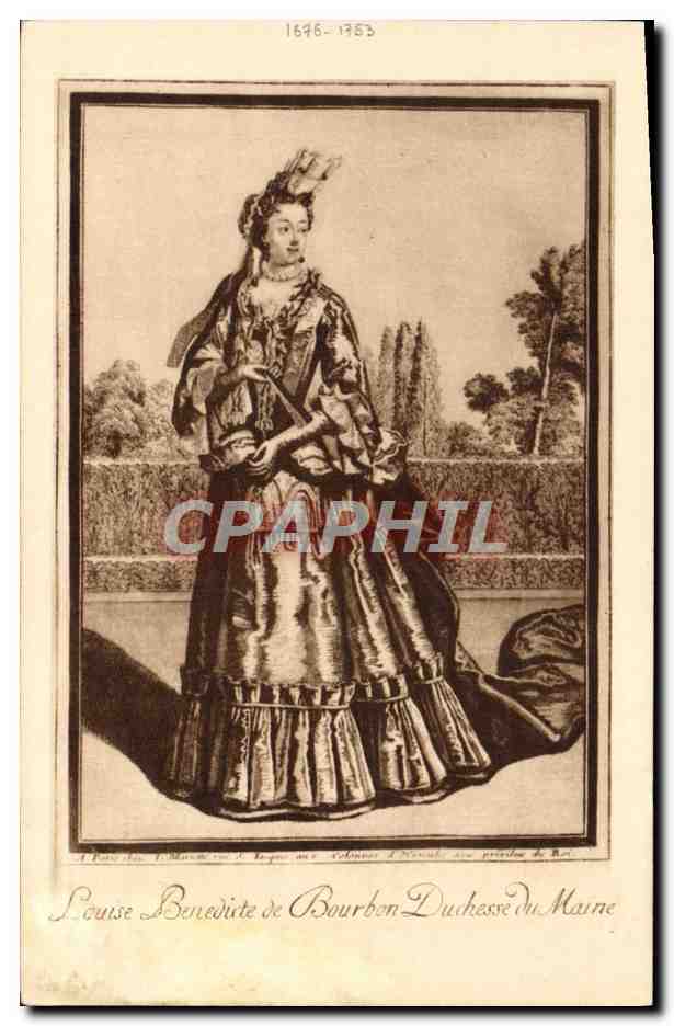 CPA Louise Benedicte de Bourbon Duchesse de Maine