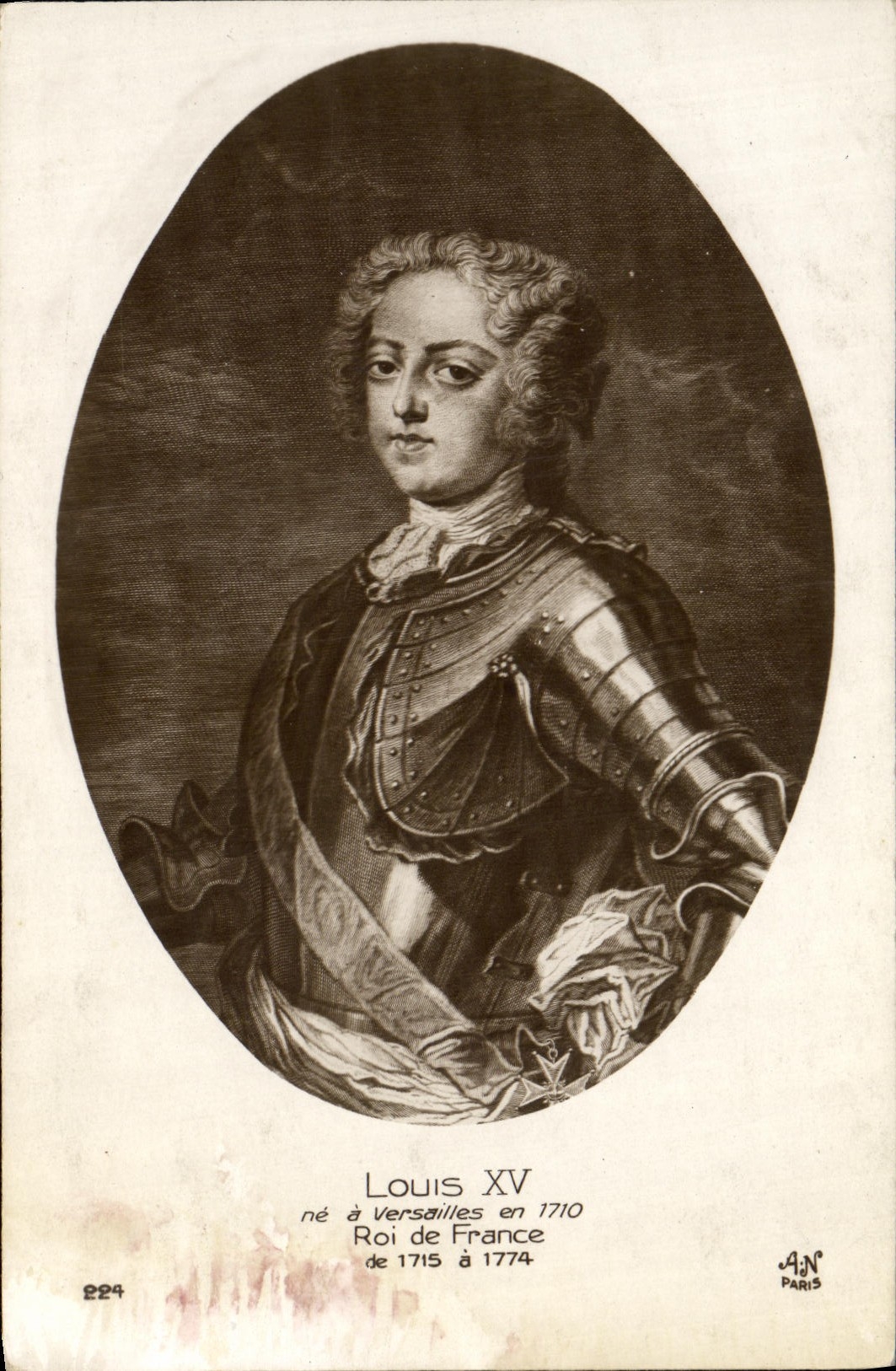 CPA Louis XV Roi de Fracne 