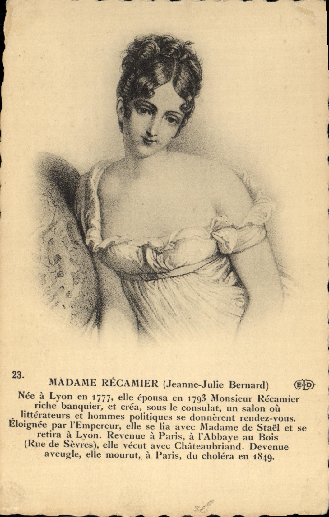 CPA Madame Recamier 