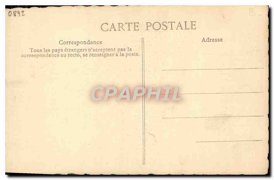 CPA Madame Recamier  — Rückseite