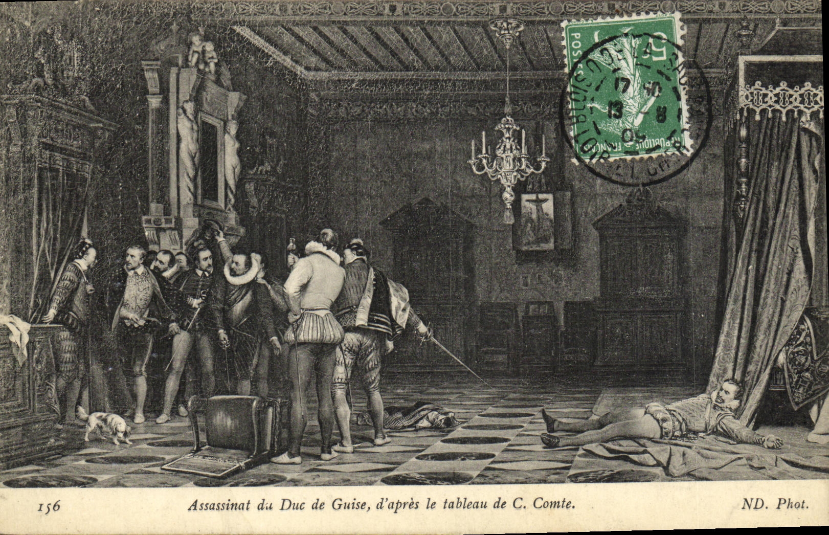 CPA Assassinat du Duc de Guise C Comte