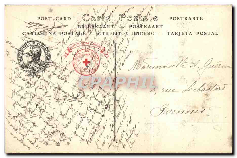 CPA Musee de l'Armee Paris Salle des uniformes colonel de Charette commandant des volontaires des l'ouest 1870 — Rückseite