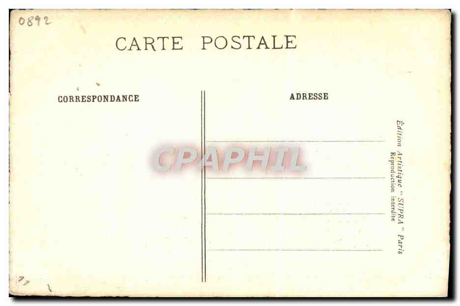 CPA La revue de minuit Raffet Militaria — Rückseite