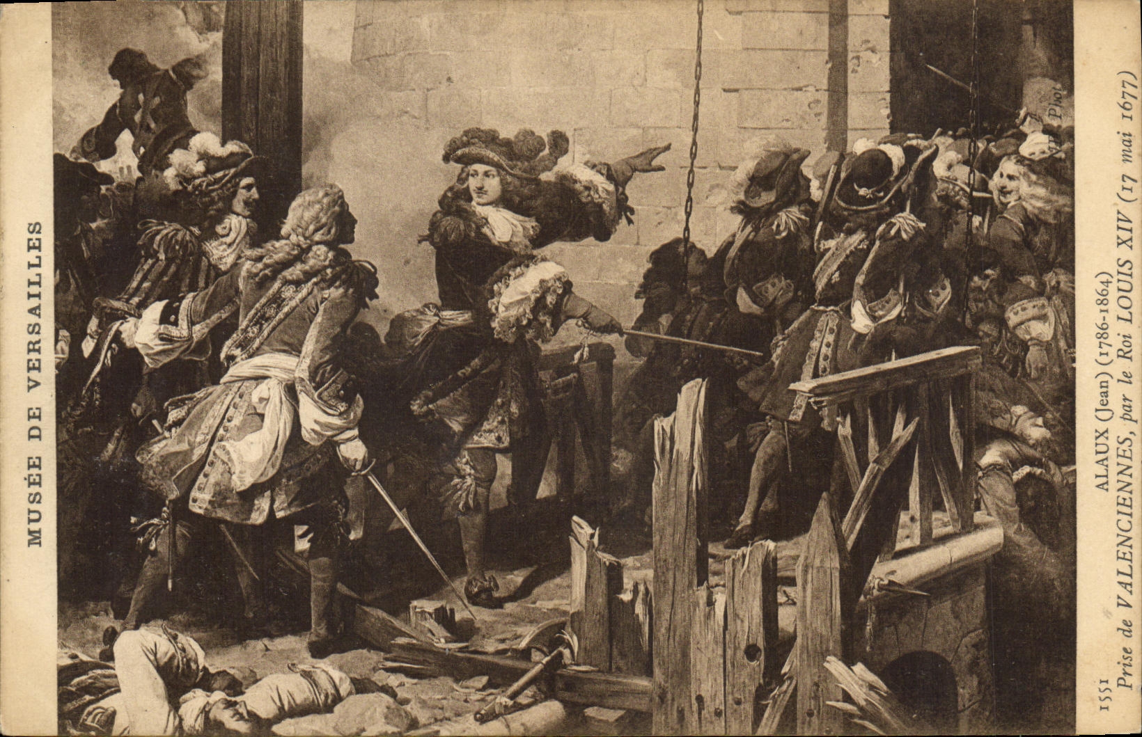 CPA Musee de Versailles Alaux Prix de Valenciennes par le roi Louis XIV 