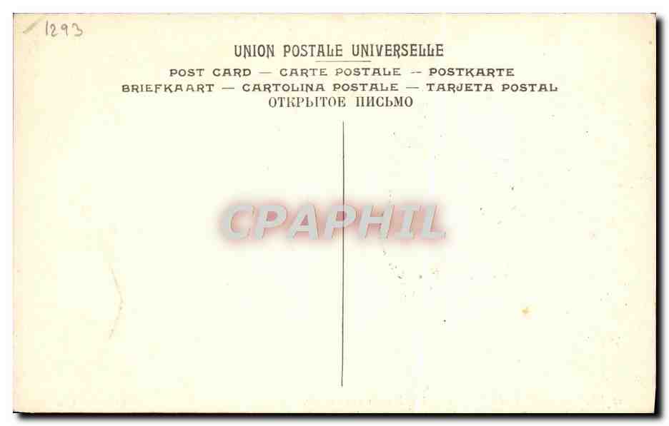 CPA Bellange Une revue sous l'Empire  — Verso