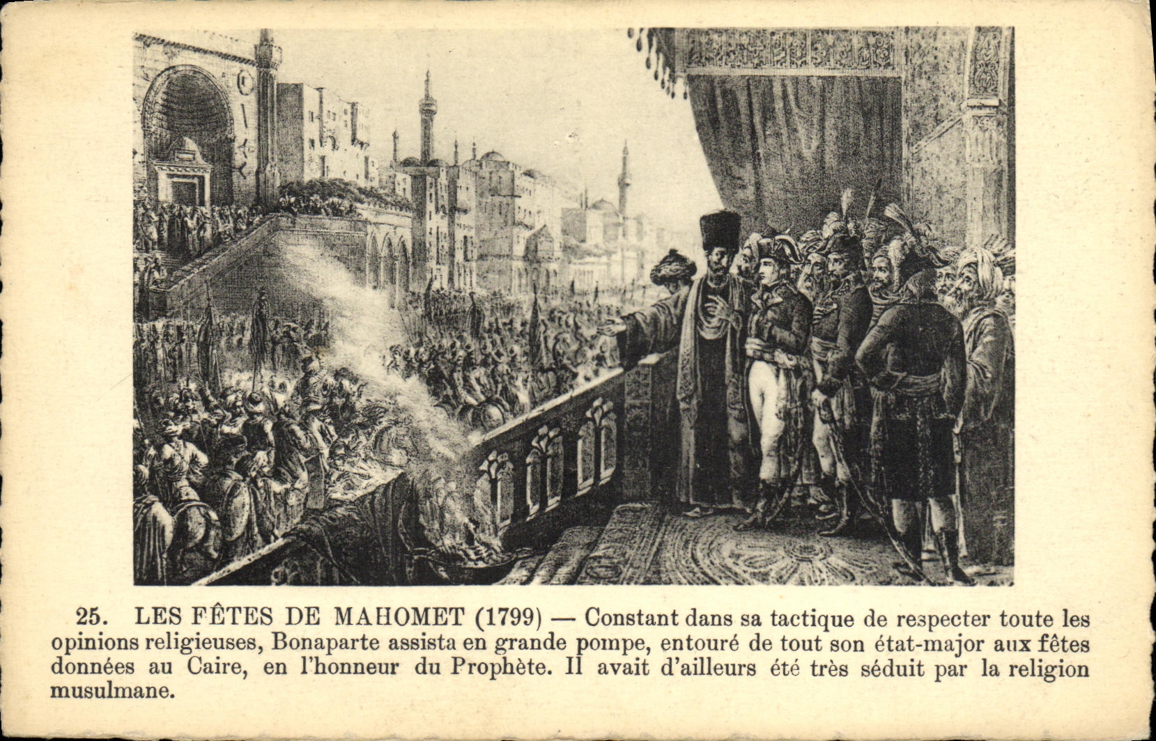 CPA Les fetes de Mahomet Napoleon 1er