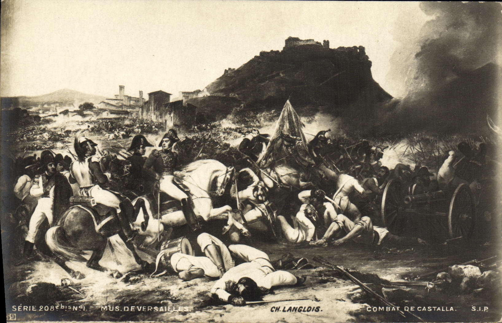 Combat de Castalla — peinture de Ch. Langlois — Musée de Versailles, série 208