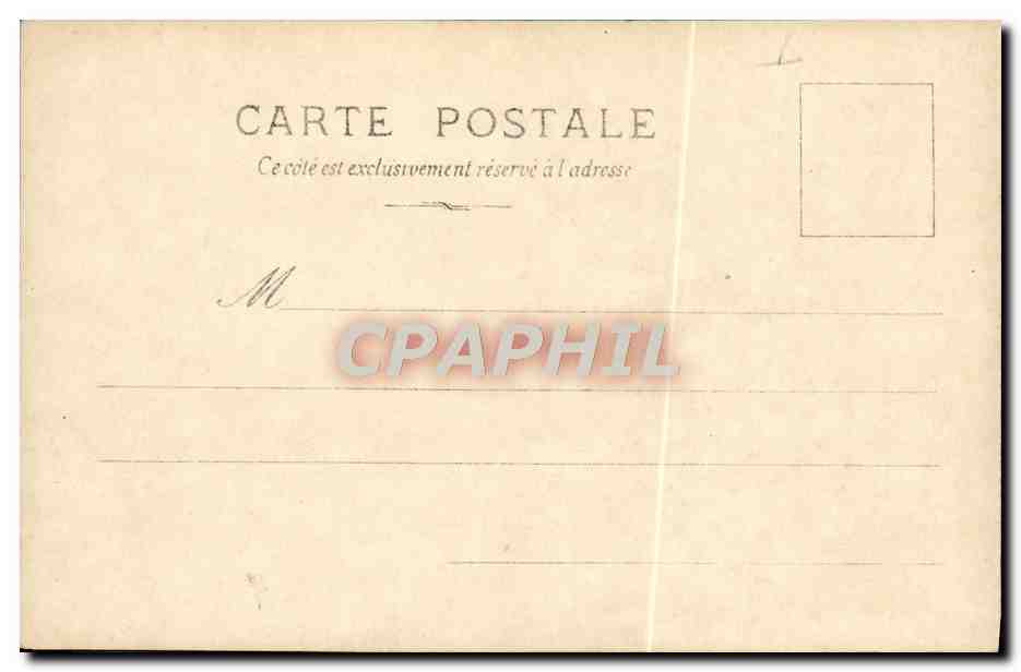 CPA Musee de Versailles Mauzaisse Fleurus — Rückseite