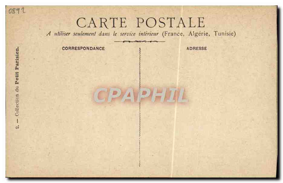 CPA 14 juillet 1880 Distribution des drapeaux  — Rückseite