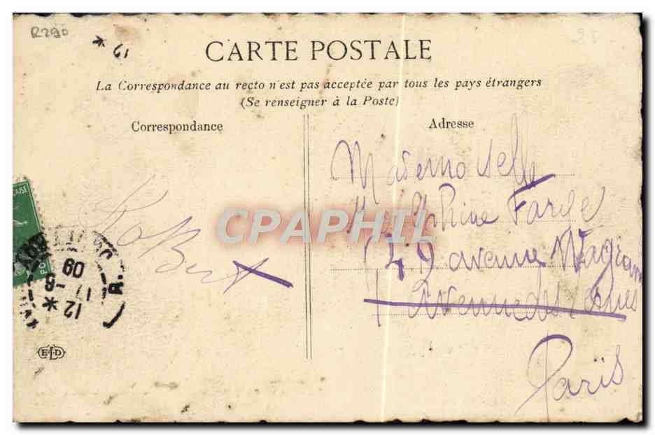 CPA Naissance du Roi de Rome Napoleon 1er — Verso