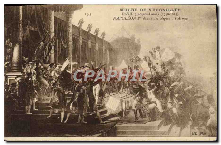 CPA Napoleon 1er donne les aigles a l'armee Musee de Versailles