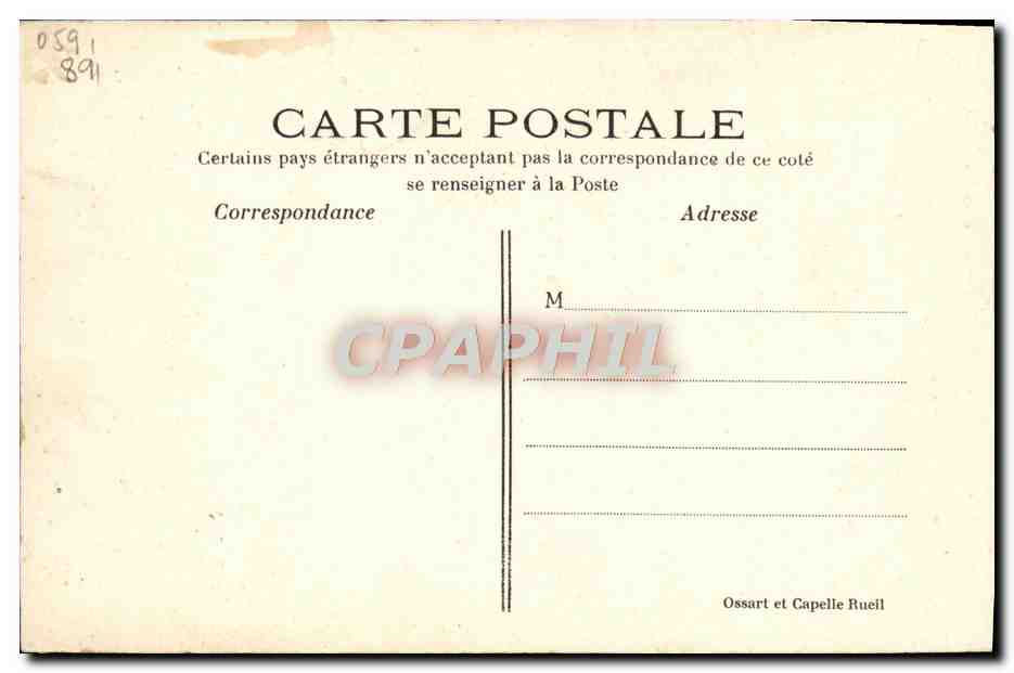 CPA Napoleon mort a Ste Helene en 1821 — Rückseite