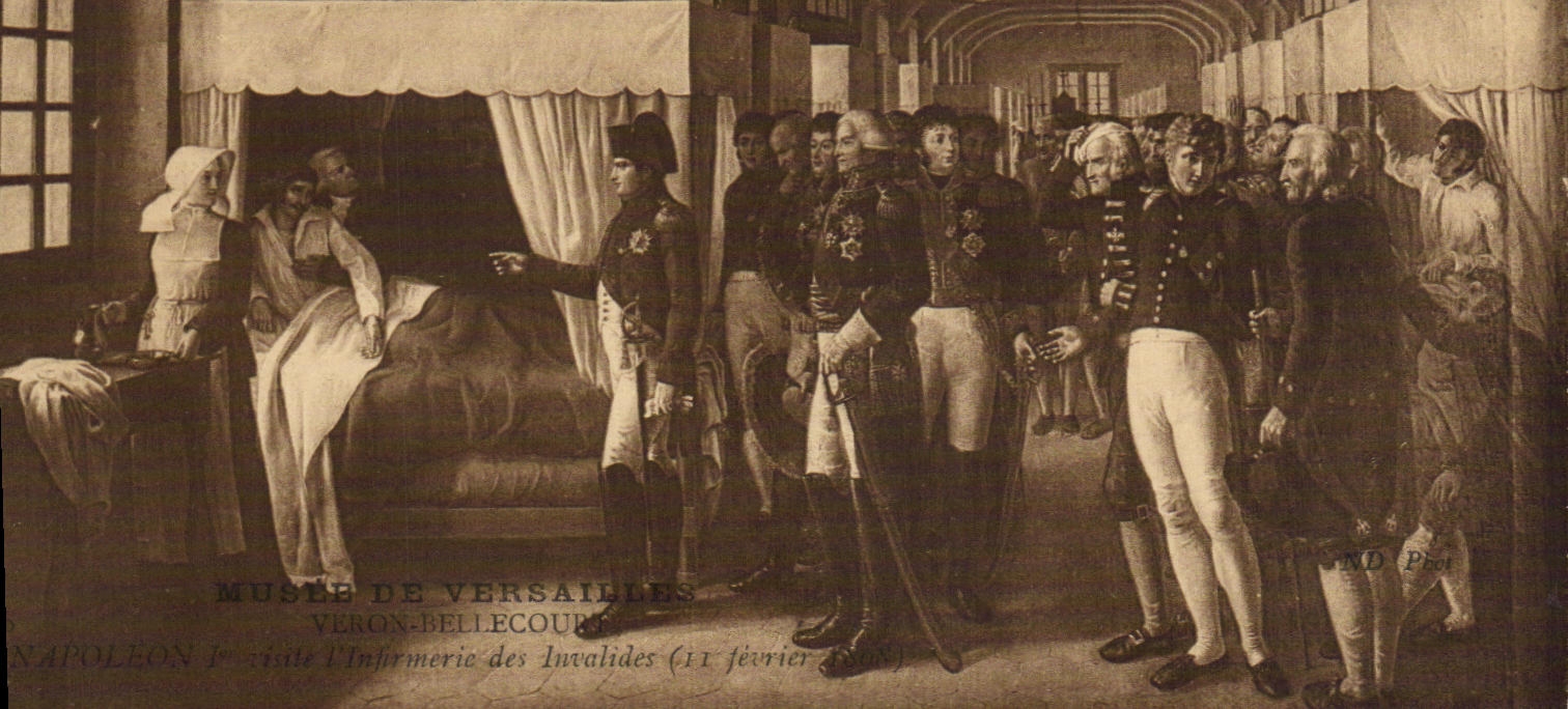 CPA Napoleon Musee de Versailles Visite l'infirmerie des Invalides 