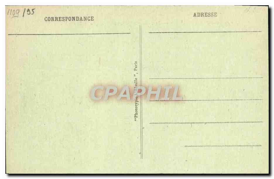 CPA Napoleon Funerailles de l'Empereur Debarquement des cendres a Courbevoie 15 decembre 1840 — Rückseite