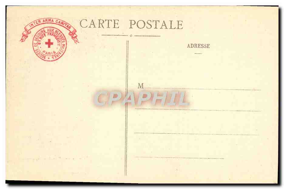 CPA Napoleon Lettre au prince Regent d'Angleterre — Rückseite