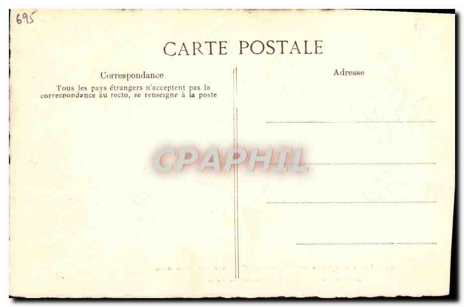 CPA Lettre de Catherine de Medicis  — Rückseite