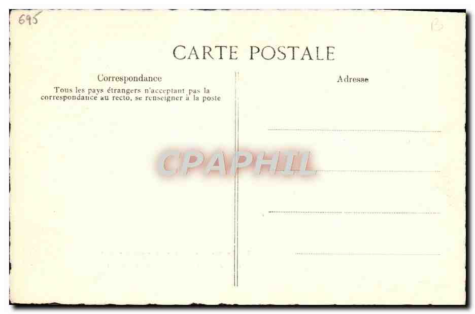 CPA Louis XI Lettre — Rückseite