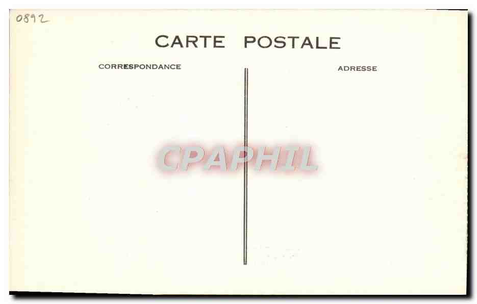 CPA Donation de Charlemagne a l'abbaye de Saint Denis Karolus 769 — Rückseite