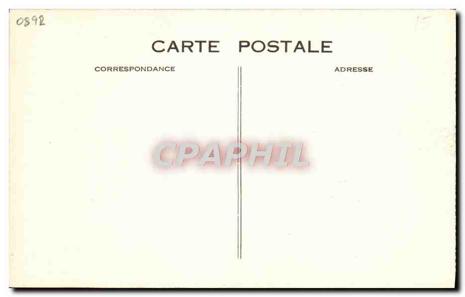 CPA Lettre de Louis XI au Parlement — Rückseite