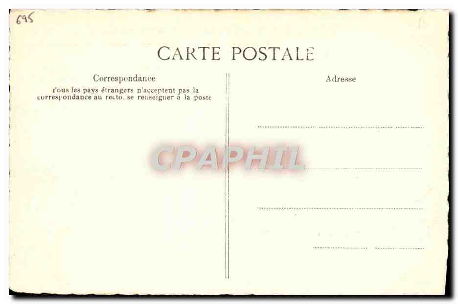 CPA Signature de Charlemagne  — Rückseite