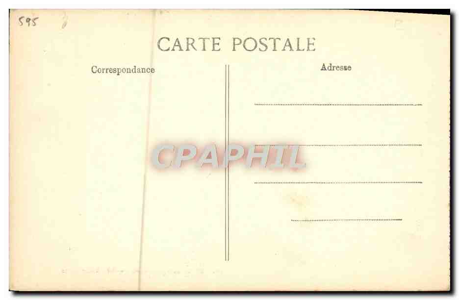 CPA Lettre de Camille Desmoulins — Verso