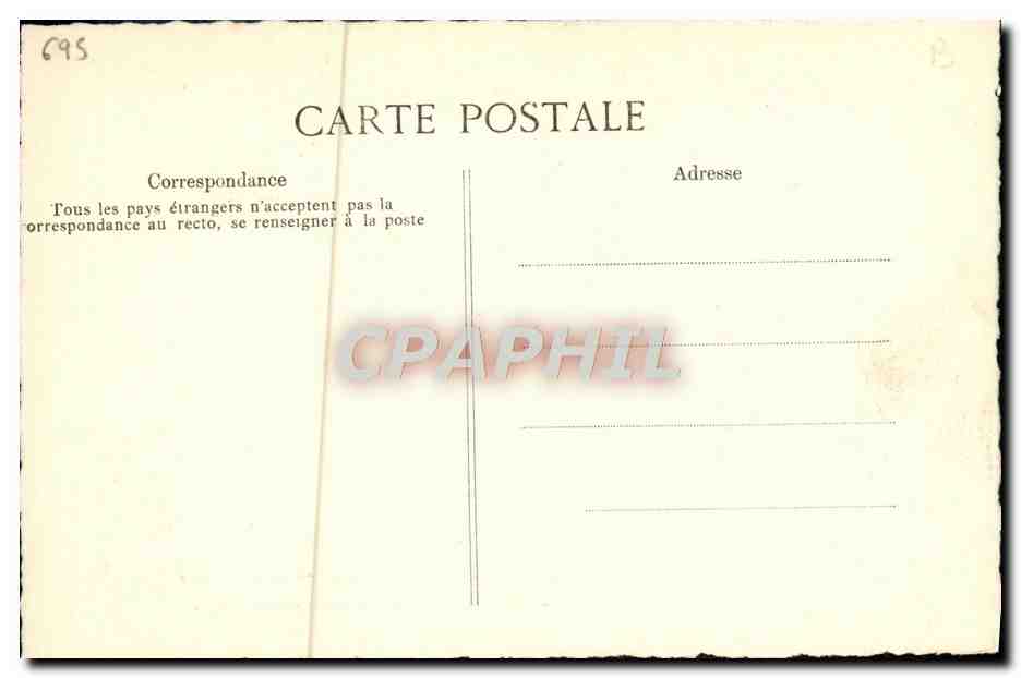 CPA Signature du petit Capet fils de Louis XVI pendant sa detention dans la prison du temple — Rückseite