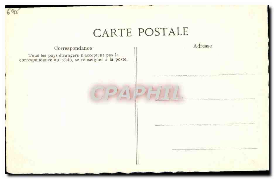 CPA Lettre de LalLy Tolendal Louis XVI Revolution 1792 — Rückseite