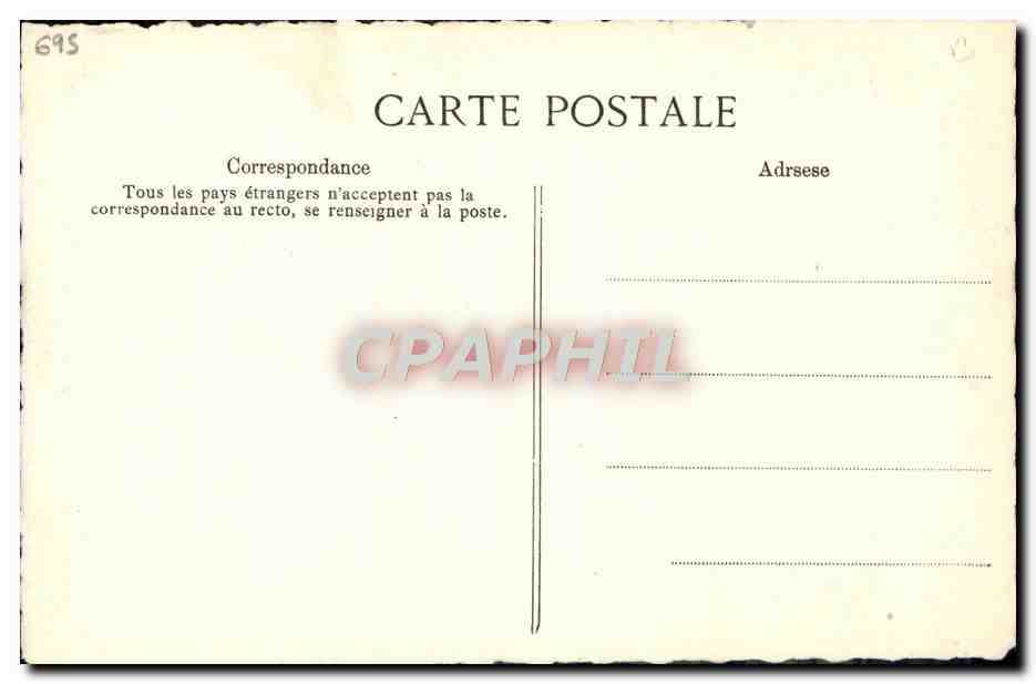 CPA arrete prescrivant la demolition de la Bastille 1789 — Rückseite