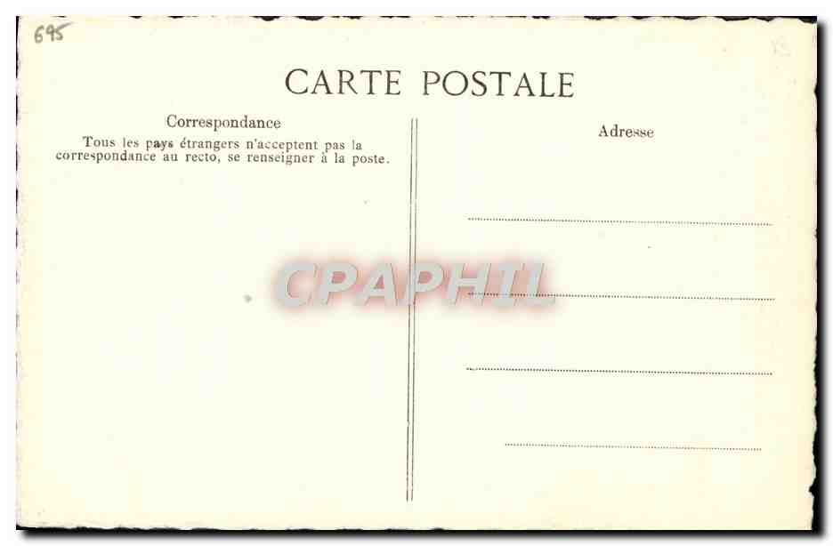 CPA proces verbal Vainqueurs de la Bastille 1790 — Rückseite