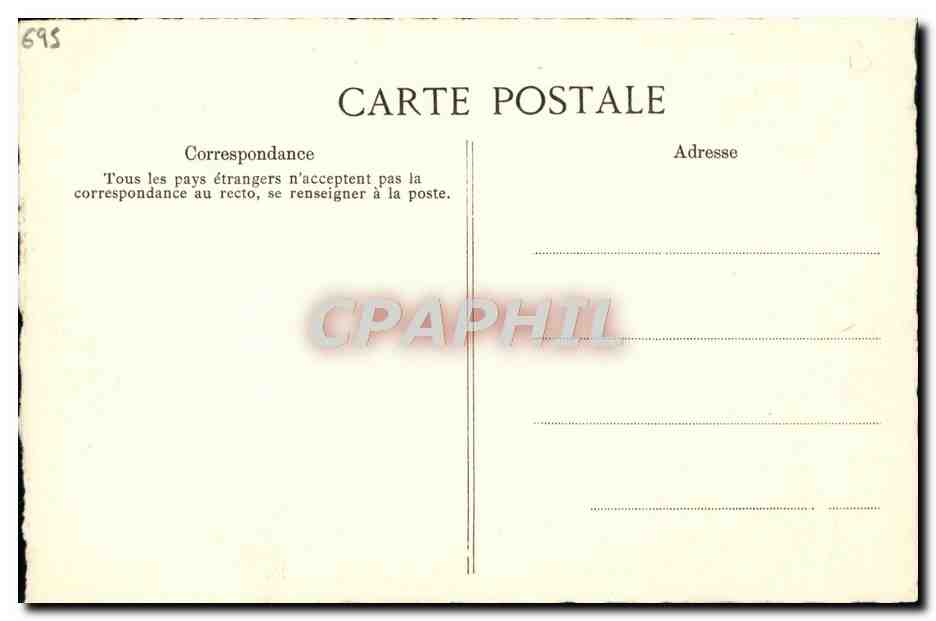 CPA Adresse du bataillon de l'ile d'Elbe 1815 Napoleon 1er — Verso