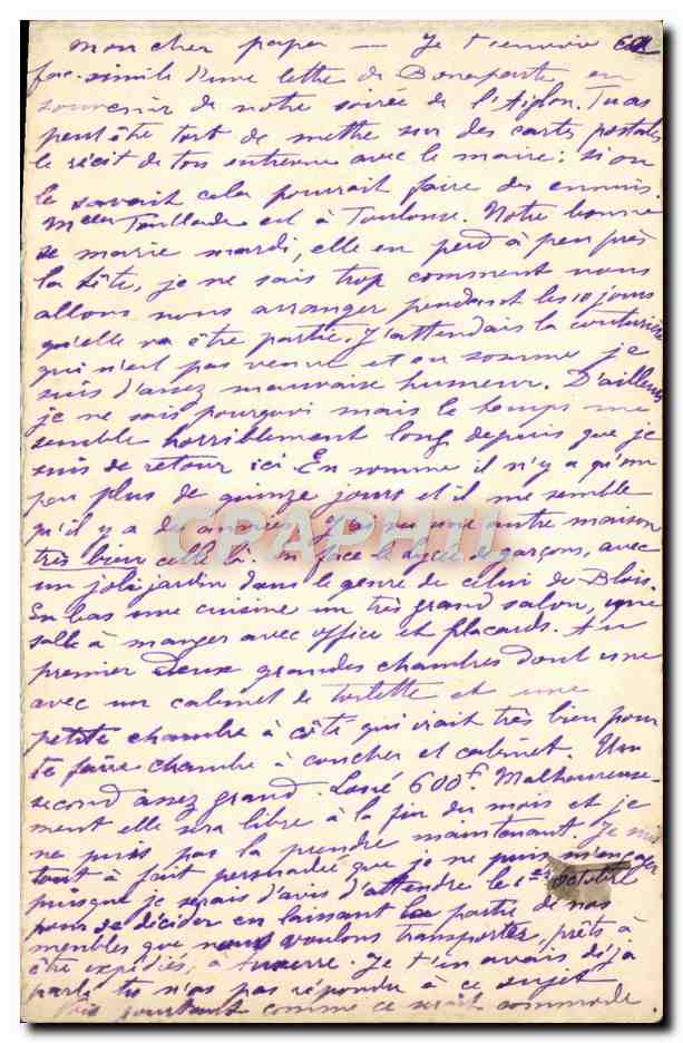 CPA Napoleon 1er Bonaparte — Rückseite