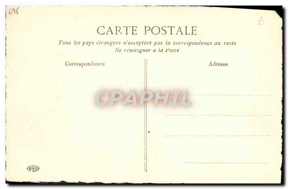 CPA Marie Antoinette Billet ecrit a la prison du temple Revolution  — Rückseite