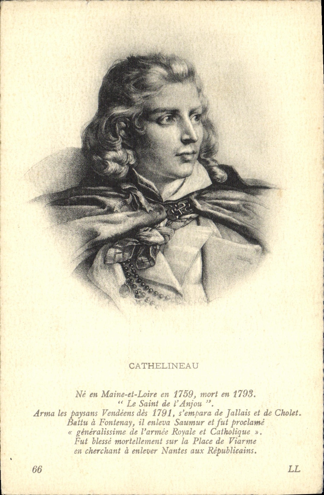 CPA Cathelineau ne en Maine et Loire 1759 1793 le saint de l'Anjou