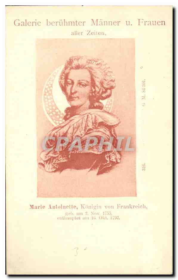 CPA Marie Antoinette Reine de France