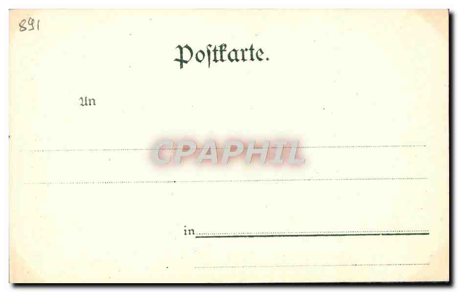 CPA Marie Antoinette Reine de France — Rückseite