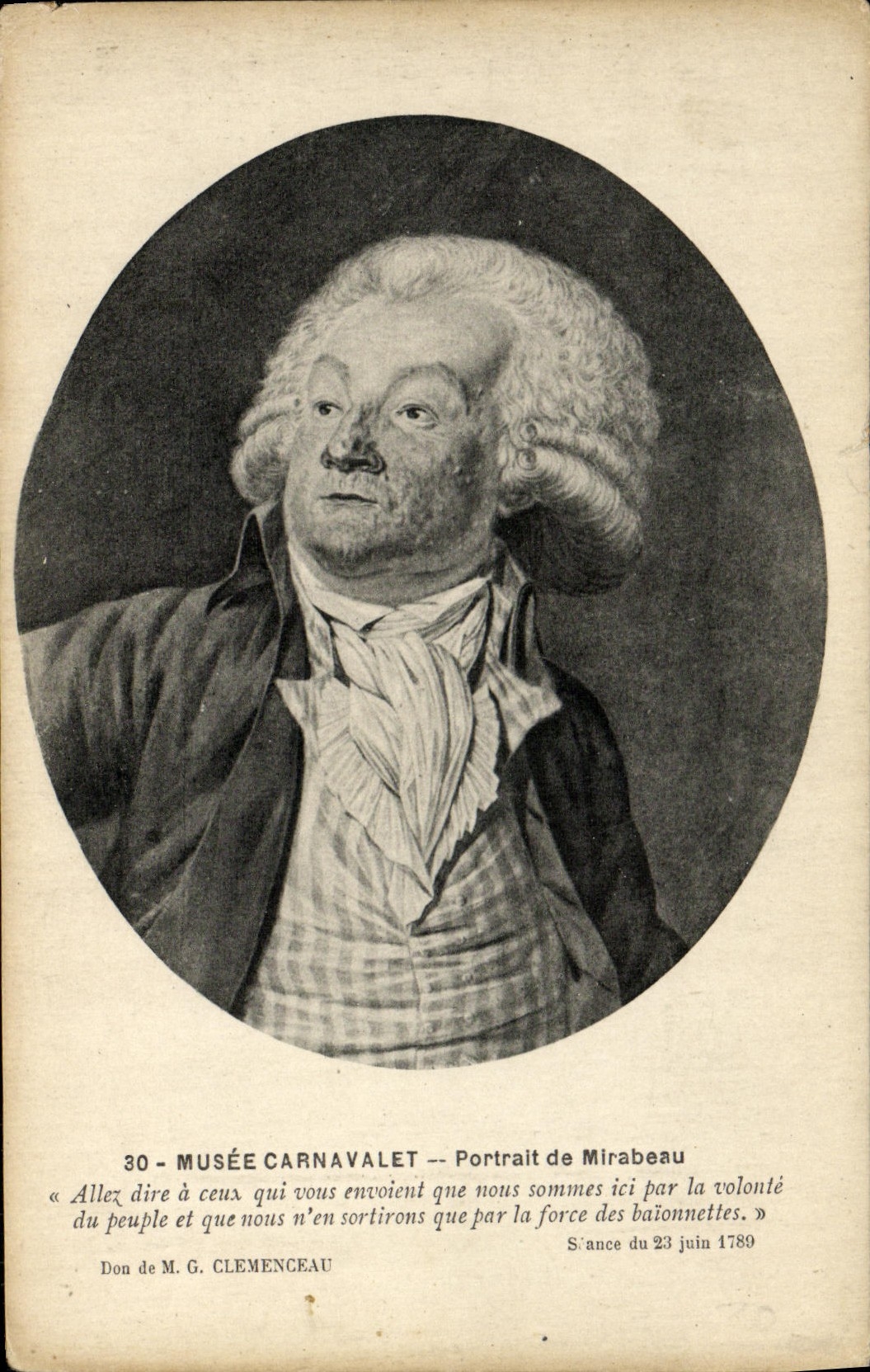 CPA Musee Carnavalet Mirabeau 