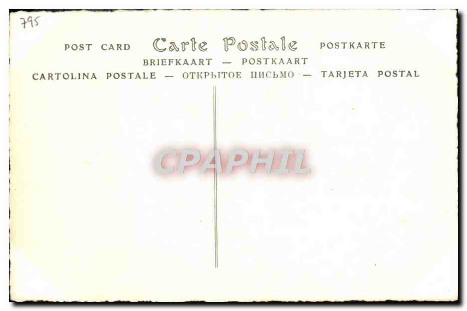 CPA Francois Henrio ne a Nanterre Commandant de la Force armee — Rückseite