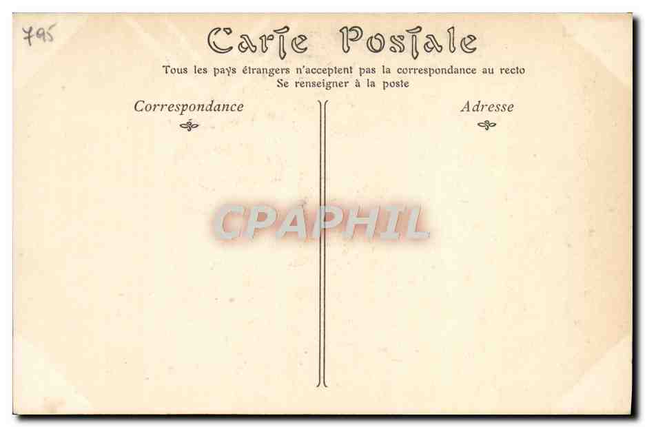 CPA Alexandre de Beauharnais Depute de la noblesse — Verso