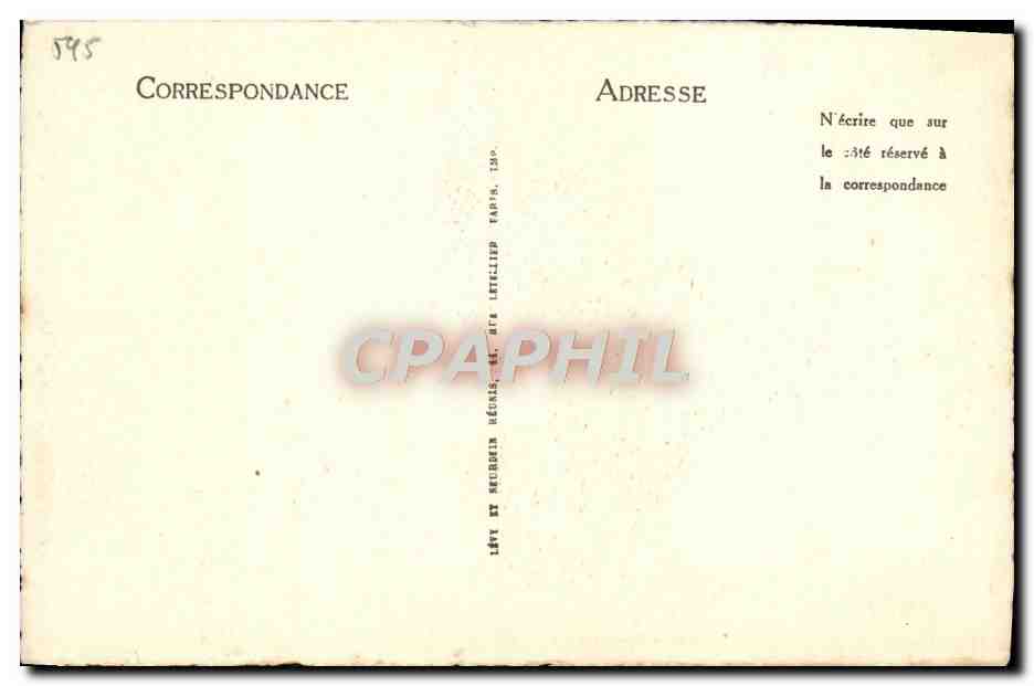 CPA Comte de Boissy d'Anglas Saint Jean de Chambre Avocat — Rückseite