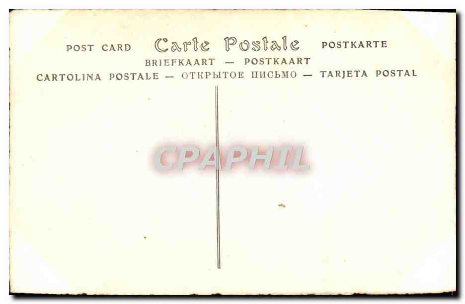 CPA Marie Antoinette ecoutant la lecture de son acte d'accusation Prison — Rückseite