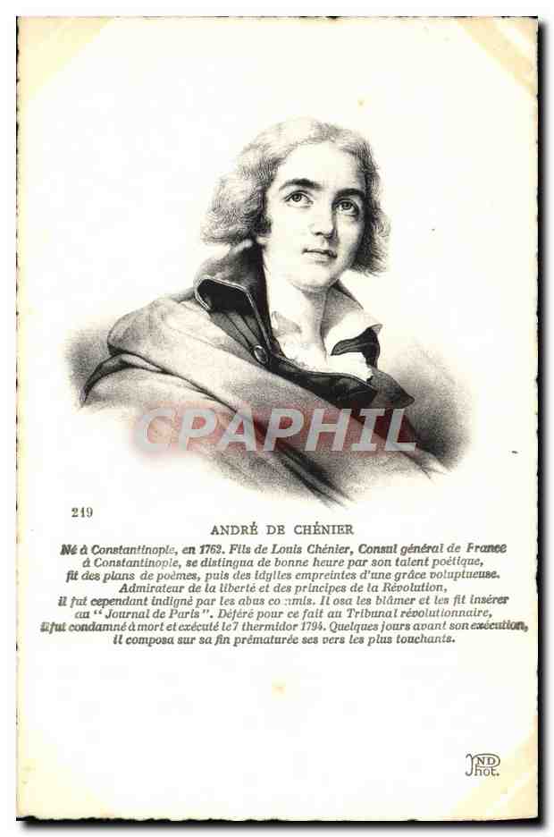 CPA Andre du Chenier ne a Constantinople 