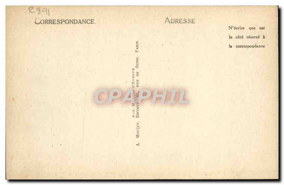 CPA Musee Carnavalet Arrestation de Louis XVI a Varennes 22 juin 1791 — Rückseite
