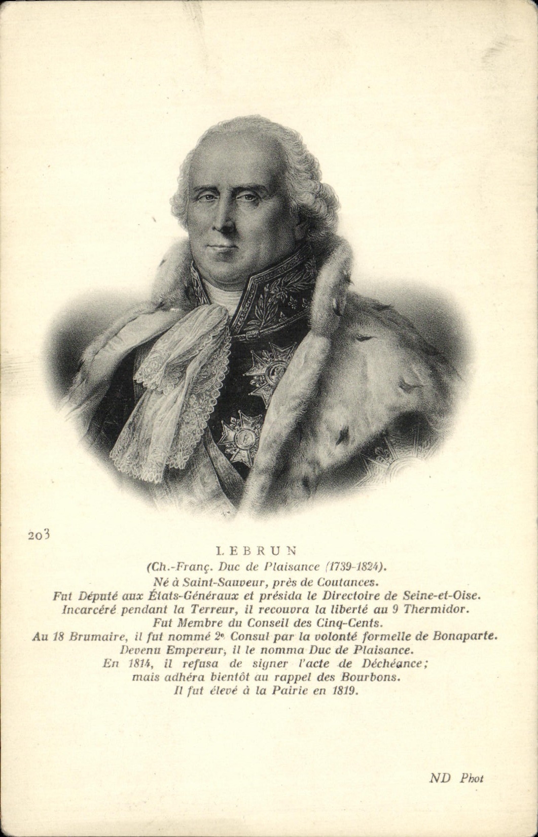 CPA Lebrun ne a Saint Sauveur pres de Coutances