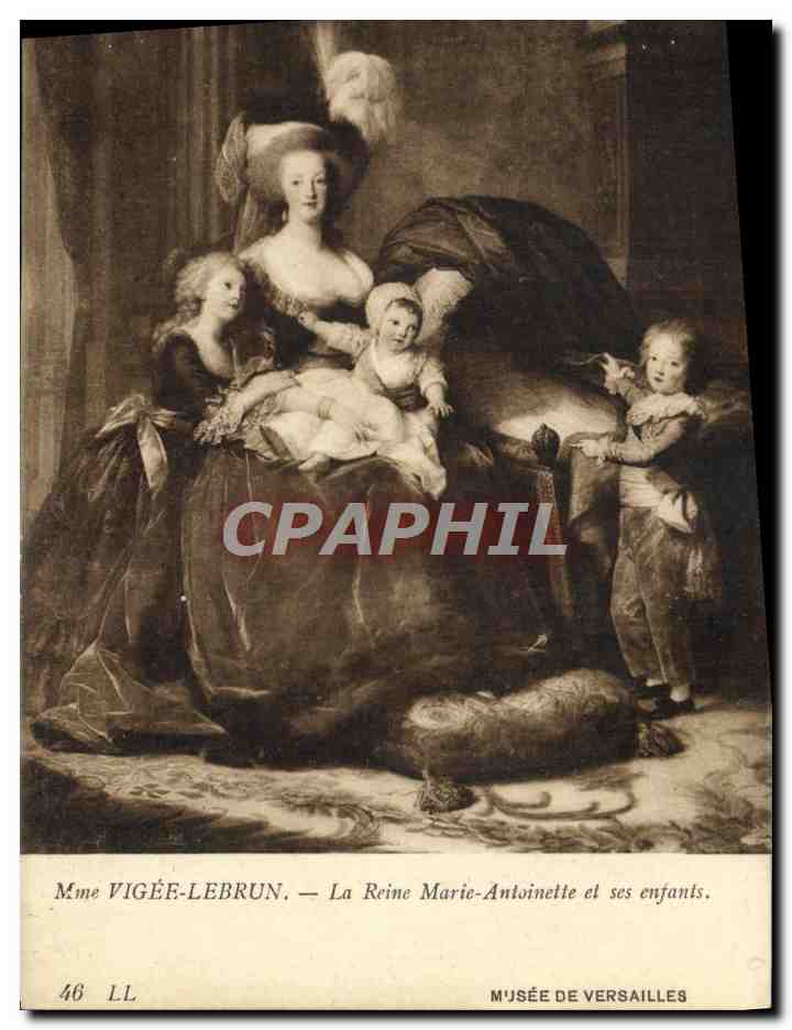 CPA Mme Vigee La Reine Marie Antoinette et ses enfants Musee de Versailles