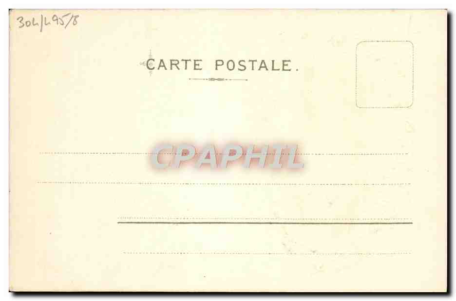 CPA Marie Antoinette  — Rückseite